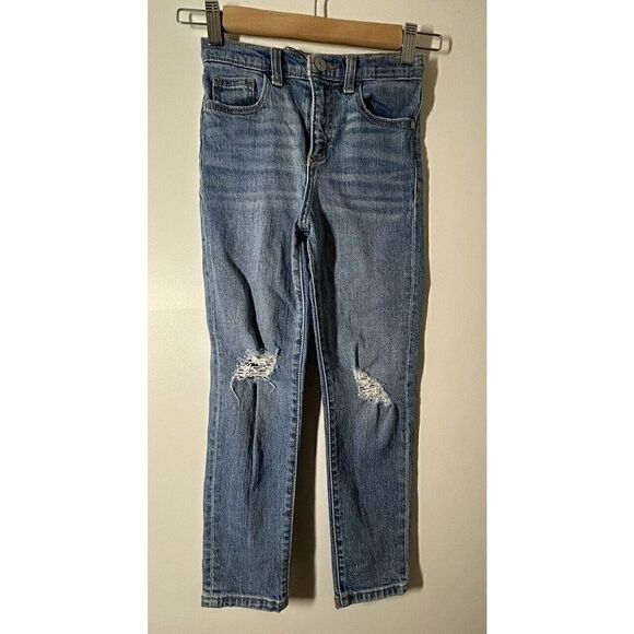ART CLASS Girls Adjustable Waist Distressed Jeans Size 6 - Picture 1 of 4